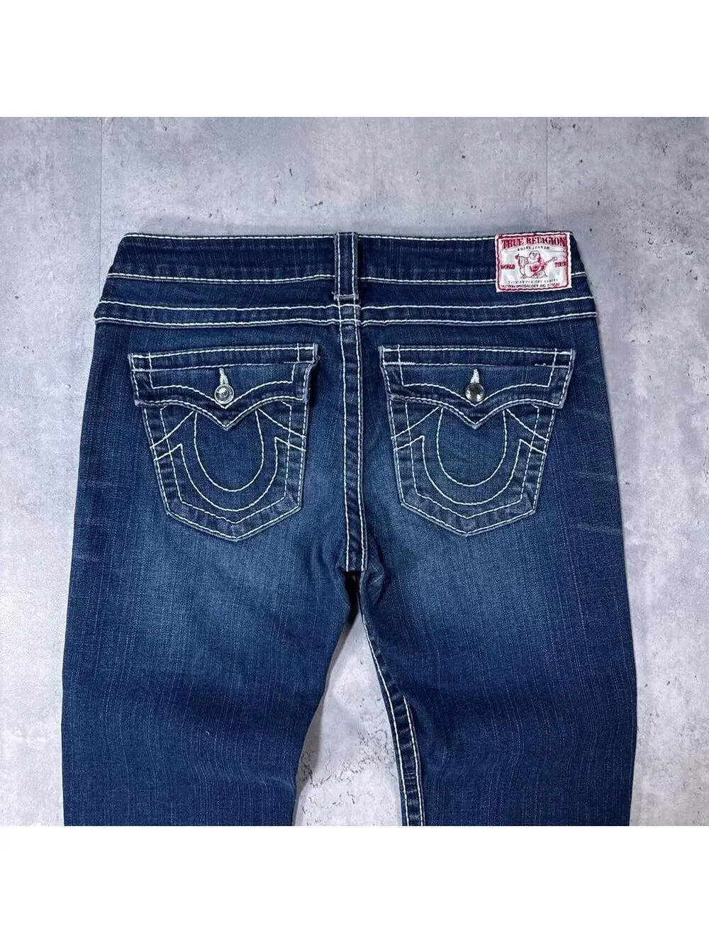 Y2K True Religion 00s Denim Flared Vintage Jeans